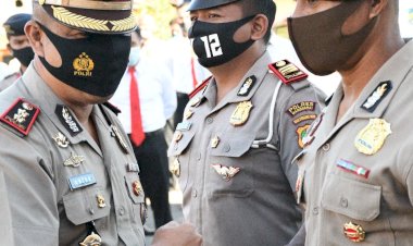 Kenaikan-Pangkat-Personel-Polres-Manggarai,-Dan-Kompi-2-Den-B-Pelopor