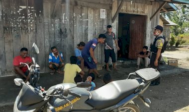 BRIPKA-Stanislaus-Himbau-Warganya-Untuk-Selalu-Perhatikan-Protokol-Kesehatan