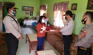 Polres-Manggarai-Beri-Santunan-Kepada-Keluarga-Almarhum-BRIPKA-Edwin.