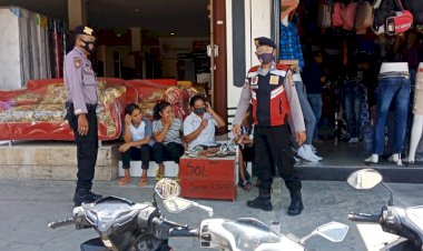 Sat-Samapta-Polres-Manggarai-Lakukan-Pendisiplinan-Protokol-Kesehatan.