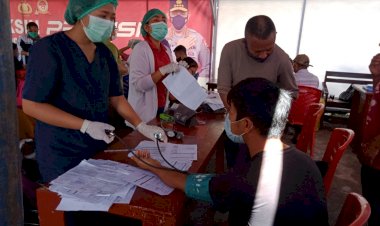 Vaksinasi-Covid-19-Tahap-Kedua-Polres-Manggarai