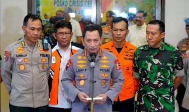 Kapolri-Tinjau-Evakuasi-Kapolda-Jambi-dan-Rombongan,-Apresiasi-Kerja-Keras-Tim-Gabungan