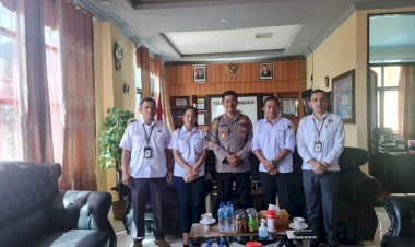 Silaturahmi-Kapolres-Manggarai-AKBP-EDWIN-SALEH,-S.I.K,-M.H-dengan-KPU-Kabupaten-Manggarai