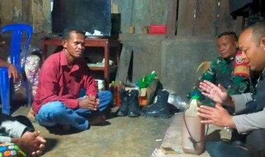 Sinergi-Bhabinkamtibmas-dan-Babinsa-dalam-Giat-Patroli-dan-Sambang-di-Kampung-Ponto