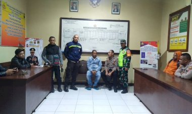 Bripka-Matheus-dan-Bripka-Damasus,-Bhabinkamtibmas-bersama-Babinsa-Kecamatan-Langke-Rembong,-Berhasil-Mengamankan-Pelaku-Penipuan-di-Manggarai-saat-hendak-kabur-ke-NTB.