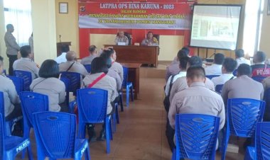 Latihan-Pra-Operasi-Bina-Karuna-Polres-Manggarai-Mempersiapkan-Penanggulangan-Kebakaran-Hutan-dan-Lahan