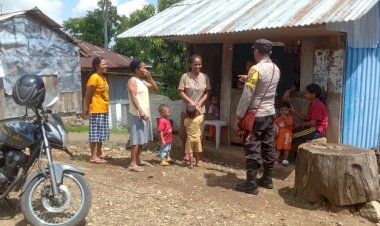 Satuan-Binmas-Polres-Manggarai-melalui-Bhabinkamtibmas,-Gencar-Lakukan-Pencegahan-Tindak-Pidana-Perdagangan-Orang,-HPR-dan-Karhutla