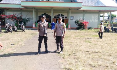 Polres-Manggarai-Terjunkan-Personil-Pengamanan-Pelaksanaan-Misa-Minggu-di-Gereja-Gereja