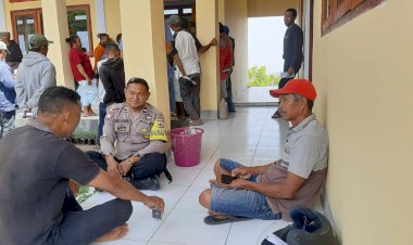 Bhabinkamtibmas-Desa-Nao,-Aipda-EMILIUS-JOHAN-Himbau-Pencegahan-TPPO,-KARHUTLAH,-dan-HPR