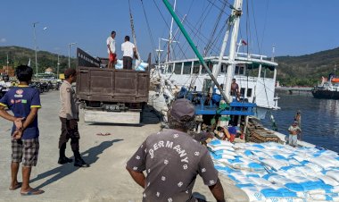 KP3-Laut-Reo-Lakukan-Pengamanan-Aktivitas-Bongkar-Muat-di-Pelabuhan-Laut-Kelas-II-Reo