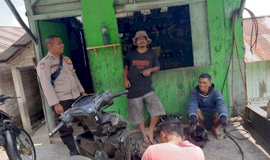 Bhabinkamtibmas-Wae-Ri'i-Berikan-Himbauan-Kamtibmas-untuk-Masyarakat-Dusun-Ntango