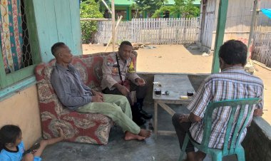 Himbauan-Pencegahan-TPPO,-HPR-dan-Karhutla-oleh-Bhabinkamtibmas-Kecamatan-Reok-di-Desa-Binaan