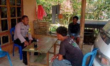 Bhabinkamtibmas-Bripka-Fransiskus-X.-N.-Janggur-Gencar-Sosialisasi-Pencegahan-TPPO-dan-HPR-di-Wilayah-Ruteng