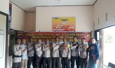 Kasikum-Polres-Manggarai-Sosialisasikan-Perpol-No-8-Tahun-2021-di-Polsek-Cibal