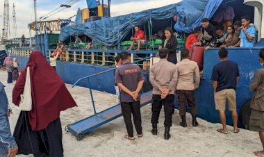 KP3-Laut-Reo,-Lakukan-Pengamanan-Kapal-Penumpang-Di-Pelabuhan-Laut-Reo