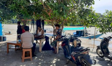 Satuan-Polair,-Polres-Manggarai-Sambangi-Warga-Wae-Pesi,-Sampaikan-Himbauan-Kamtibmas