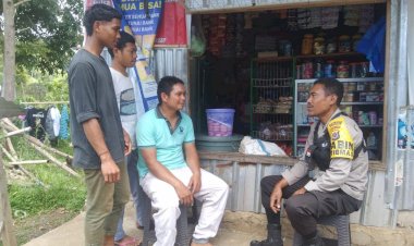 Bhabinkamtibmas-Satarmese-Utara-Himbau-Warga-Terkait-Kamtibmas-dan-Pemilu-Damai