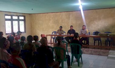 Bhabinkamtibmas-Kecamatan-Ruteng-Lakukan-Giat-Tatap-Muka-di-Desa-Pong-La'o