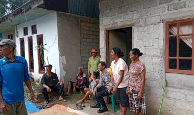 Bhabinkamtibmas-Langkerembong,-AIPDA-Maximus-Setu,-Ajak-Masyarakat-Tetap-Waspada-dan-Berhati-hati