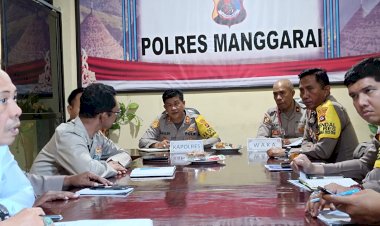 Evaluasi-Kinerja-Polres-Manggarai,-Kapolres-Manggarai-Pimpin-Rapat-Anev-Mingguan