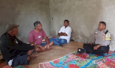 Bhabinkamtibmas-Desa-Nao,-Aipda-EMILIUS-JOHAN,-Giat-Edukasi-Pencegahan-TPPO,-Bencana-Alam,-HPR,--dan-Himbauan-Pemilu-Damai