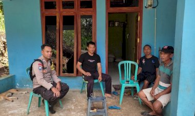 Bhabinkamtibmas-Brigpol-Bonaventura-Laba-Ajak-Warga-Bere-Jaga-situasi--Kondusif-Menjelang-Pemilu