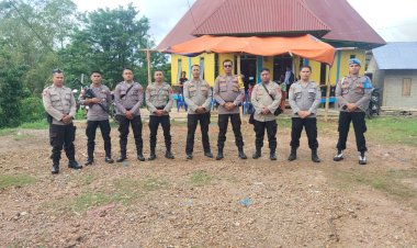 Operasi-Mantap-Brata:-Personel-Polres-Manggarai-Lakukan-Pengamanan-Ketat-Pelaksanaan-PSU.