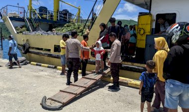 KP3-Laut-Reo:-Pengamanan-Kapal-Penumpang-di-Pelabuhan-Laut-Reo