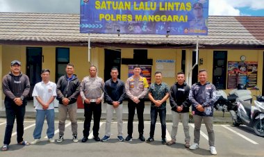 Kasat-Lantas-Polres-Manggarai-terima-Perwakilan-Komunitas-Motor-KTS-Ruteng,--dukung-Peningkatkan-Keselamatan-Berlalu-Lintas