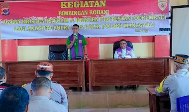 Pembinaan-Rohani-dan-Mental-Anggota-Polres-Manggarai-:-Tingkatkan-Spiritualitas-dalam-pelaksanaan-Tugas.