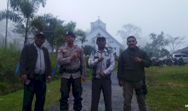 Operasi-Samana-Santa-Turangga-2024:-Polres-Manggarai-Amankan-Misa-Sabtu-Suci