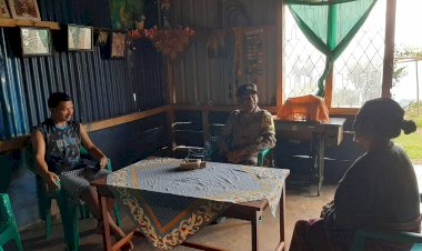 Bhabinkamtibmas-Patroli-dan-Sambangi-Warga,-Sosialisasikan-Kamtibmas-dan-Pencegahan-Bencana