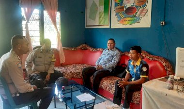 Bhabinkamtibmas-Kecamatan-Langke-Rembong-Himbau-Warga-Jaga-Kondusifitas-Siskamtibmas