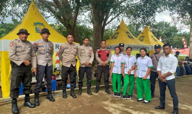 Personil-Polres-Manggarai-Amankan-Turnamen-Sepak-Bola-dan-Bola-Voli-di-UNIKA-Santu-Paulus-Ruteng
