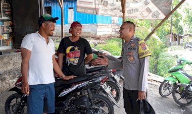 Bhabinkamtibmas-Kecamatan-Lelak-Terus-Lakukan-Patroli-untuk-Jaga-Kamtibmas