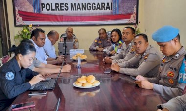 Waka-Polres-Manggarai-Pimpin-Rapat-Evaluasi-Program-Beyond-Trust-dan-DORS