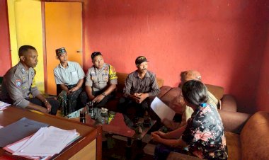 Kapospol-Langke-Rembong-dan-Bhabinkamtibmas-Gelar-Sosialisasi-Cegah-TPPO-dan-waspada-Bencana