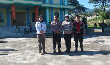 Polres-Manggarai-Terjunkan-Personil-Pengamanan-Perayaan-Kenaikan-Isa-Almasih-di-Ruteng