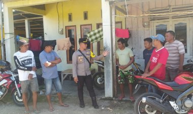 Jaga-Situasi-Kamtibmas-Tetap-Kondusif,-Kapolsek-Reo-Pimpin-Patroli-Dialogis-dan-himbauan-Kamtibmas