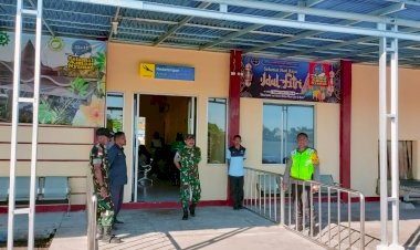 Pengamanan-Transportasi-Udara-di-Bandar-Udara-Frans-Sales-Lega,-Ruteng-oleh-KP3-Udara