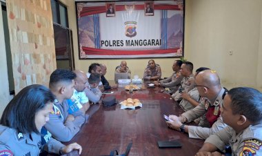 Pimpin-Rapat-Anev,-Waka-Polres-Manggarai-Dorong-Peningkatan-Kualitas-Program-Beyond-Trust-dan-DORS