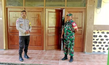 Polsek-Cibal-Laksanakan-Pengamanan-Perayaan-Misa-di-Gereja-Paroki-Kristus-Raja-Pagal-dan-Gereja-St.-Antonius-Padua-Ri'i