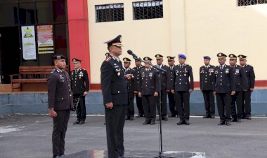 Kapolres-Manggarai-pimpin-Upacara-Hari-Bhayangkara-ke-78-Tahun-2024-Tingkat-Polres-Manggarai