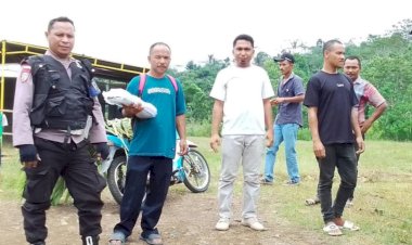 Patroli-Personel-Piket-Polsek-Satar-Mese,-Tingkatkan-Situasi-Kamtibmas