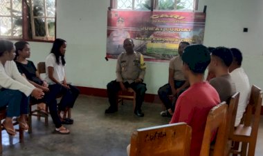 Polsek-Cibal-gelar-Jumat-Curhat-Bersama-Orang-Muda-Katolik-Paroki-Kristus-Raja-Pagal