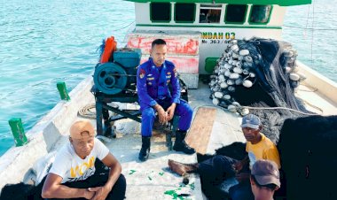 Patroli-dan-Sambang-Sat-Polairud-Polres-Manggarai,-Jaga-Situasi-Kamtibmas