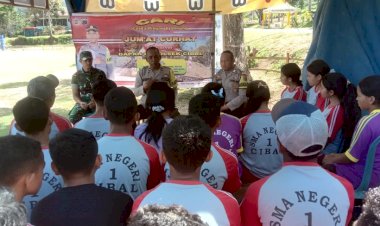 Polsek-Cibal-Gelar-Jumat-Curhat-Bersama-Siswa/Siswi-SMAN-1-Cibal