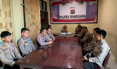 Polres-Manggarai-Gelar-Rapat-Anev-Mingguan-Program-Beyond-Trust-dan-DORS