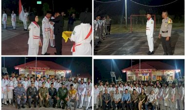 Bhabinkamtibmas-Kecamatan-Reok-:-Pengukuhan-Anggota-PASKIBRAKA-Kecamatan-Reok-Tahun-2024,-berlangsung-Aman-dan-Lancar.