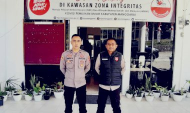 Polres-Manggarai-Tempatkan-Personil-Pengamanan-di-Kantor-KPU-dalam-tahapan-Pilkada-Serentak-2024